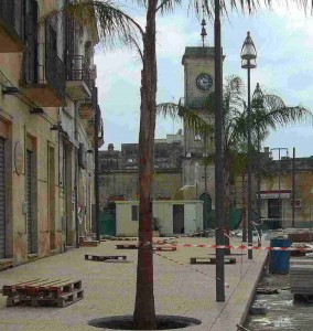 ricominciano i lavori in piazza assunta a martano