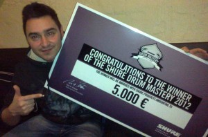 il martanese Antonio De Marianis vince il shure drum mastery