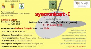 il 7 luglio a Martano mostra syncronicart