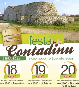 a serrano arriva la festa "te lu contadinu"