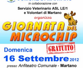 Martano: arriva la giornata del microchip