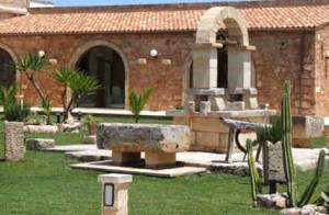 masseria chicco rizzo: il cortile