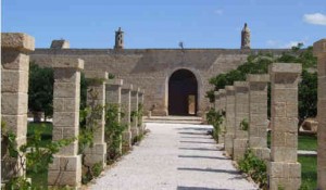 masseria chicco rizzo: l'ingresso