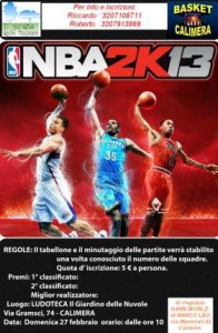 calimera: aperte le iscrizioni per il torneo nba