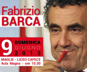 A Maglie Domenica arriva Fabrizio Barca ospite del locale circolo Pd