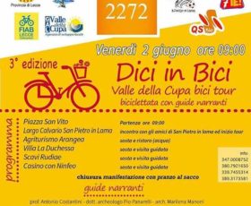 “Dici in bici” biciclettata con guide narranti